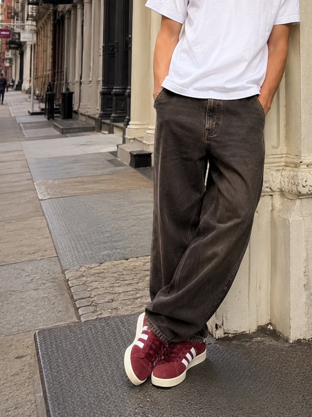 Adidas Campus 80s Burgundy 10.5M - Picture 6 of 6